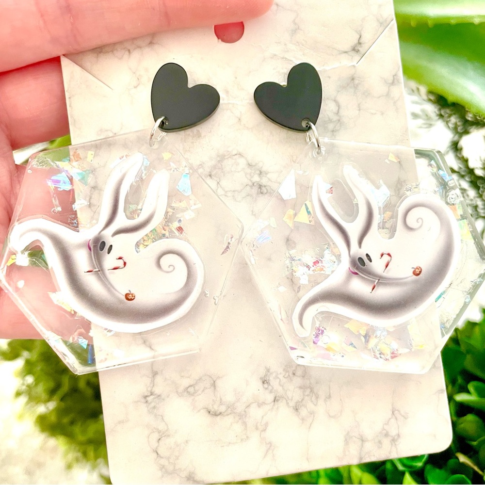 Zero Acrylic Earrings